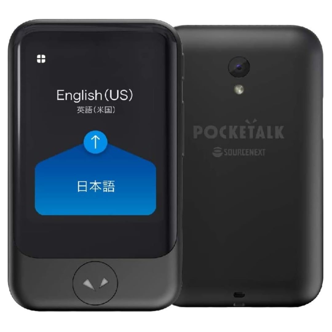 

POCKETALK S Перекладач 2 роки спілкування включений Чорний ПТСГК чорний
