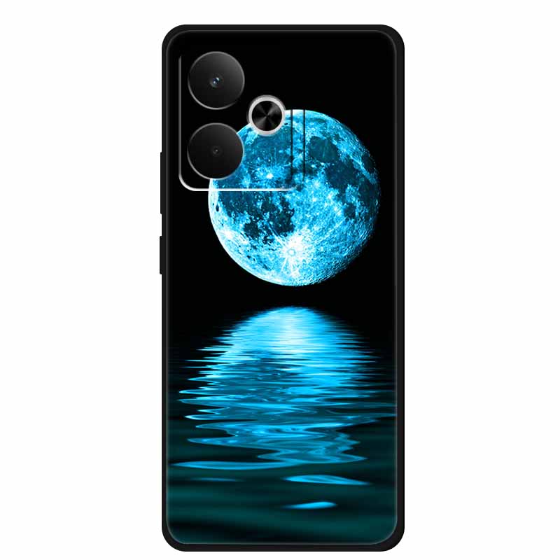 For Realme GT7 GT 7T Phone Case 7 T Bag Black Silicone Soft Back Cover Case For Realme 14 4G 15 Pro Cases Coque Protective Shell