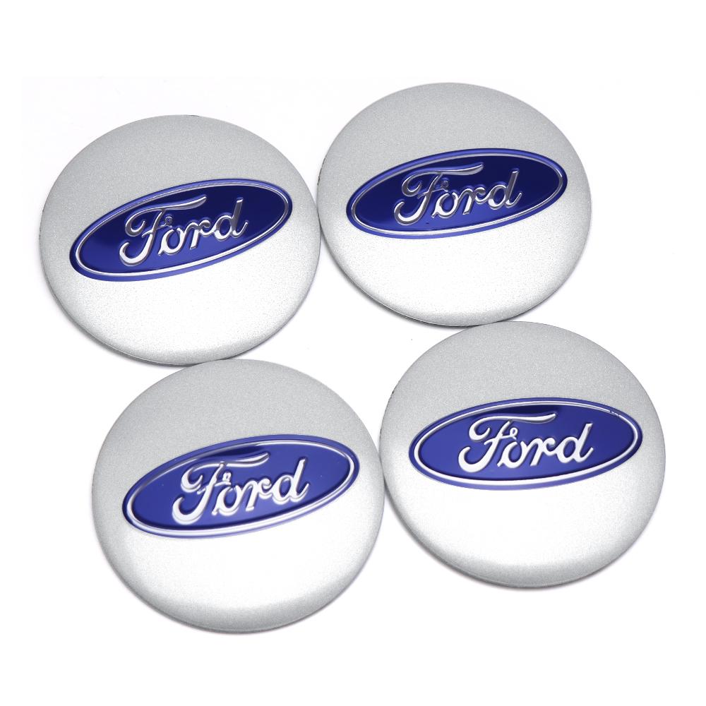4Pcs 54mm/56mm/60mm For Ford Original Hubcaps Car Wheel Center Covers Decoration Sticker ABS Auto Hub Caps Emblem Replacement
