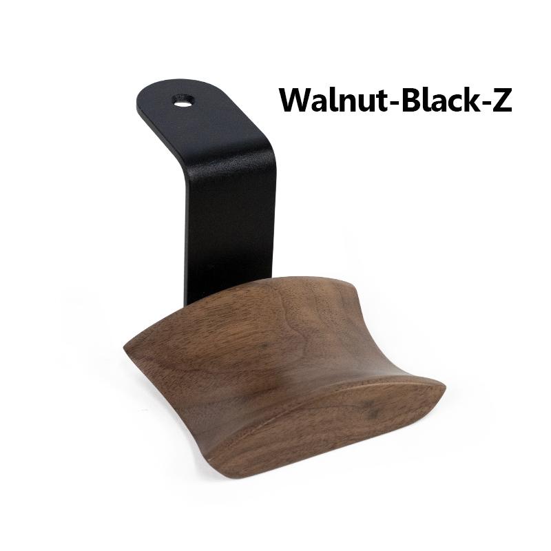 Universal Headphones Stand Solid Wood Gaming Headset Hanger Walnut Beech Maple Wooden+Aluminum Alloy Head-mounted Earphone Holde