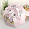 Kawaii, My Melody Automatic Opening and Closing Parasol Compact Travel Umbrella with 8 Ribs for Women and Men Ideal Birthday/Christmas Gift,