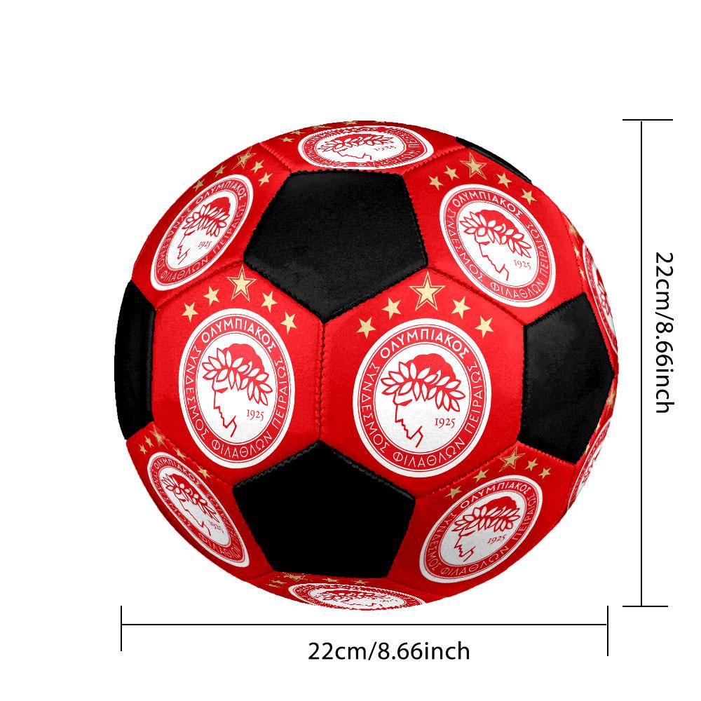 Olympiacos CFP Fußball Größe 5 Bunt Maschinengenäht PVC Wettkampfbereit Langlebig Hoher Rückprall
