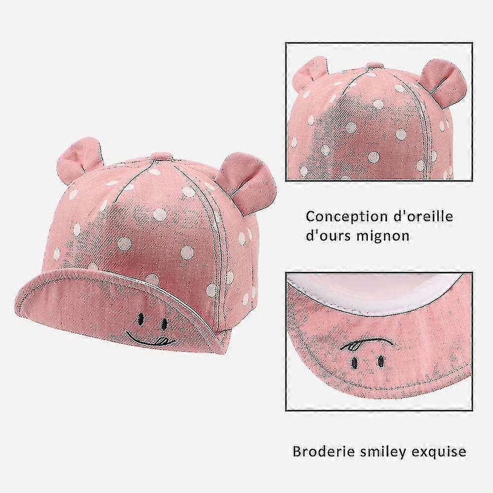 Baby Cap For Girl Boy Child Cotton  Sun Hat Adjustable Spring Summer