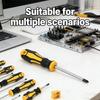 Magnetic Tips Screwdriver Set Yellow Manual Repair Tool Kit for 11/12pcs/bucket Daily Use