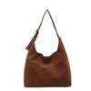 Autumn Maillard Large-capacity Armpit Bag, New Suede Tote Bag, Versatile Single Shoulder Commuter Tote Bag.