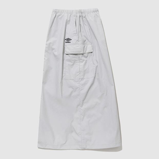 UMBRO Poprush Women'S Long Cargo Skirt Grey (Uq122Csk31)