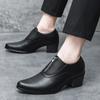 Fashion New Arrival Mens Oxford Shoes Formal Dress Shoes Classic Shoes Handmade Elevator Footwear Italian High heel Wedding shoes C267