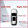 JF For Jaguar XEL XFL FPACE Left Front Door Handle Cover, Exterior Handle Small Cover, Handle Lock Cylinder Cover