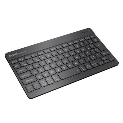 Elecom Wireless Keyboard Bluetooth Slint Ultra Thin Rechargeable Japanese Layout 3 Devices OS Automatic Identification Compatible with Gunmetal
