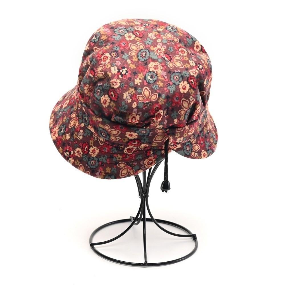 New Floral Sun Protection Hats Wide Brim Lightweight Basin Hats Breathable Sun Cap Women