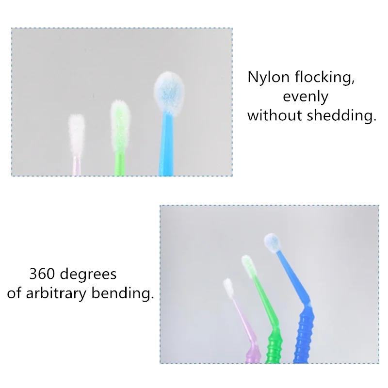 Niceden 100Pcs/Bottle Dentistry Disposable Micro Brushes Applicators Brush Teeth For Dental Application Oral Care Dentist Materials