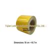 Reflective Yellow Warning Tape - Waterproof 5S Safety Sticker for Workshop