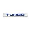 3D Metal TURBO Letters Rear Boot Trunk Emblem Badge Sticker Decals For F111 Civic Accord CR-V XR-V Fit Car Styling Accessories 111f