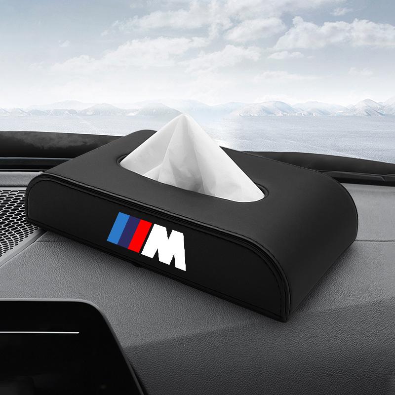 Car Tissue Box Holder Armrest Box Storage Case Car Accessories For BMW X5 X1 X3 X6 1 3 5 6 7 GT Z Series E84 E83 E70 F15 E71 F16