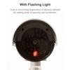 Fake Security Camera Dummy Camera Simulated Surveillance Camera with Flashing Light Indoor Outdoor Use for Home