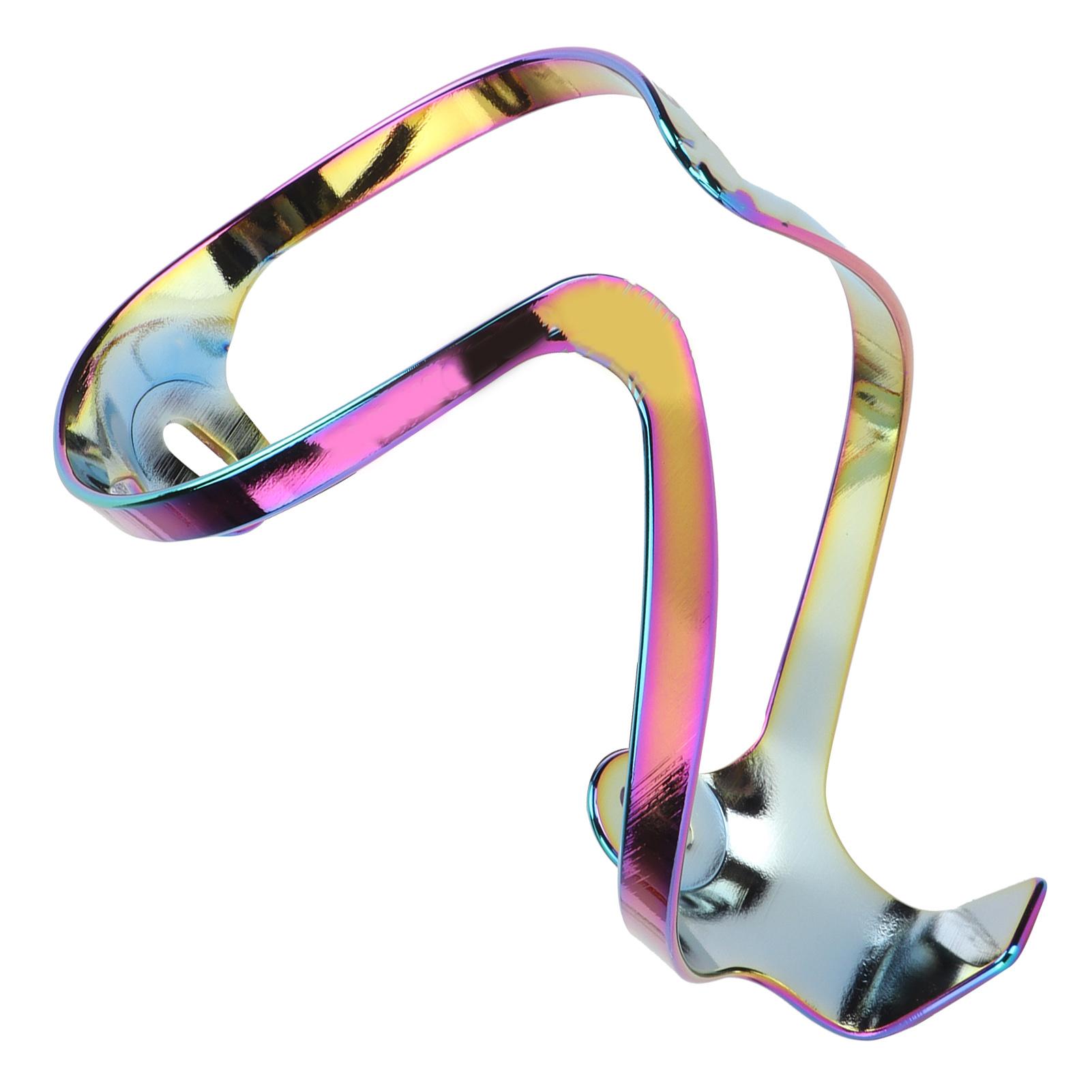 

EN Bike Aluminum Alloy Bottle Cage Road Bike Colorful Electroplating Water Cup Holder