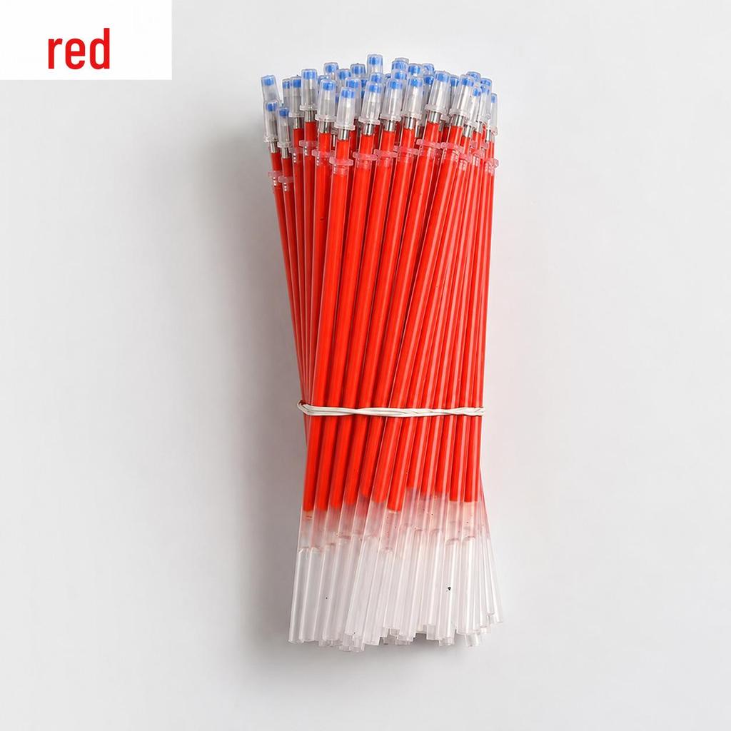 0.5mm Black & Red Non-breaking Bullet Tip Pen Refills - Full Needle Tube for Signature & Carbon Pens