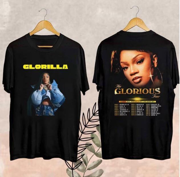 Vintage GloRilla The Glorious Tour Fan Shirt  2025 GloRilla Glorious Tour Shirt Unisex T-Shirt XXXXL