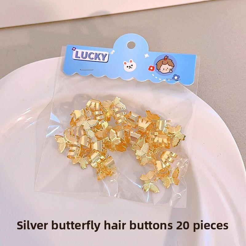 

Girls Sweet & Cool Exquisite Butterfly Hair Clips:Reusable Dreadlock Braiding Accessories,Stylish Jazz Dance Hair Pins for Kids