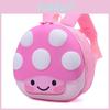 Toddler Childrens Backpack With Cartoon Mushroom Design And Soft Polyester Lining For School Use
