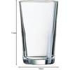 Verres à liqueur - ARCOROC - Conique Tumbler - 8cl - Verre trempé - Set de 6 pièces