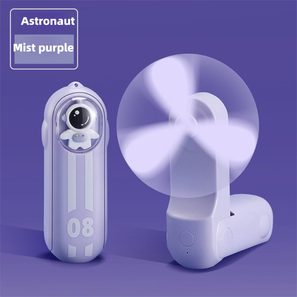 

USB Rechargeable Mini Fan Foldable Handheld Fan Creative Outdoor Fans Travel фиолетовый