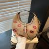 Shoulder Crossbody Fashion Bag With Cherry Print And Chain Design Daily For