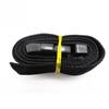0.5~3M Black Durable Nylon Travel Tied Cargo Tie Down Luggage Lash Belt Strap with Cam Buckle Travel Kits Outdoor Camping Tool