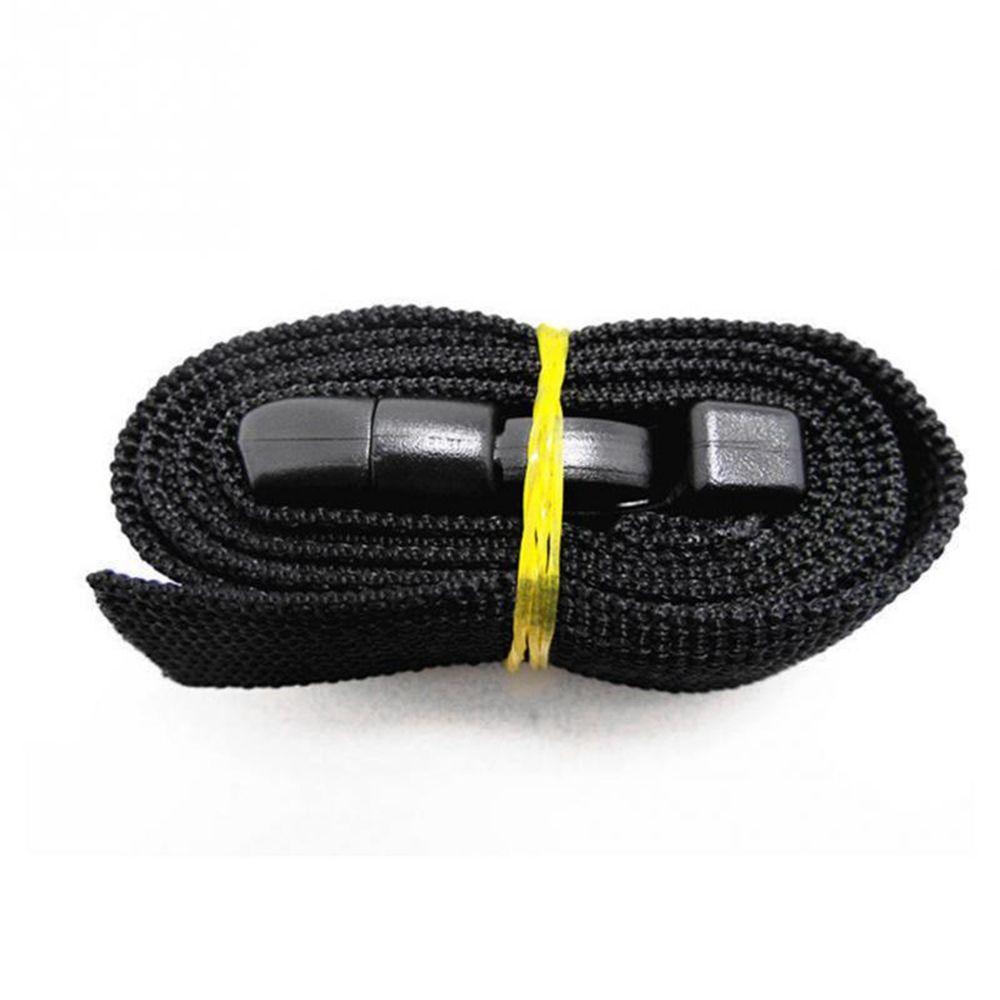 0.5~3M Black Durable Nylon Travel Tied Cargo Tie Down Luggage Lash Belt Strap with Cam Buckle Travel Kits Outdoor Camping Tool
