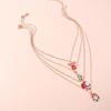 Christmas Necklace Set - Santa, Reindeer, Tree & Wreath for Kids