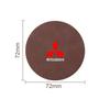 Porta-copos de Carro em Camurça Antiderrapante Isolamento Térmico para Copo de Água Tapete Decorativo Para Mitsubishi ASX Lancer L200 Pajero Sport Attrage Mirage Eclipse