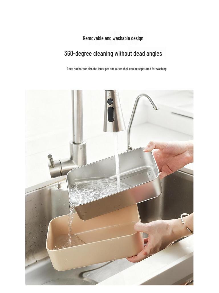 Korean Stainless Steel & Glass Airtight Lunch Box, Square Bento Food Container for Students