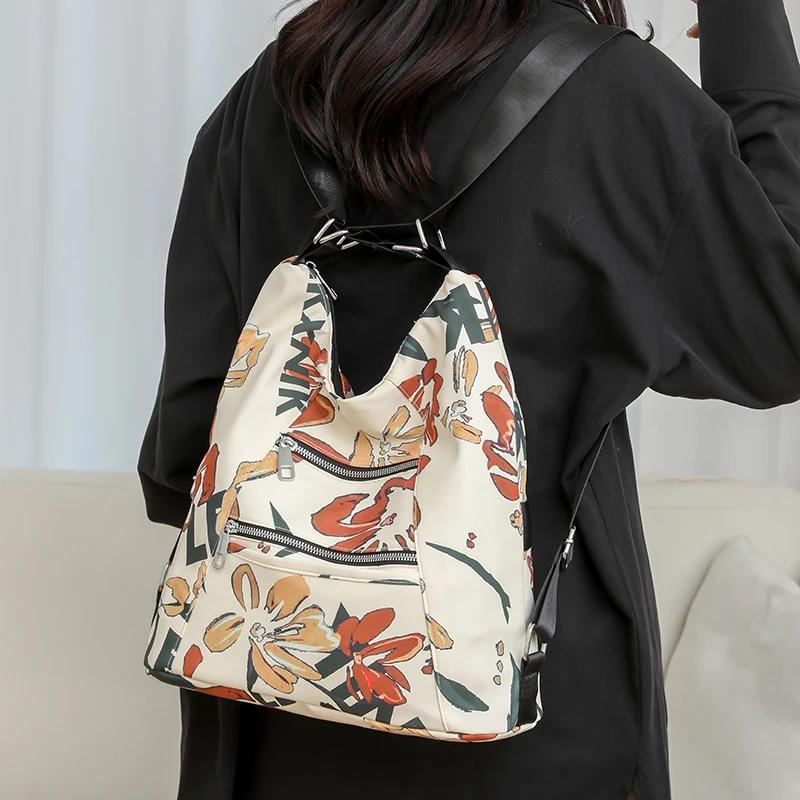 

Женская сумка через плечо большой вместимости, повседневный универсальный рюкзак, нишевый дизайн, новая мода