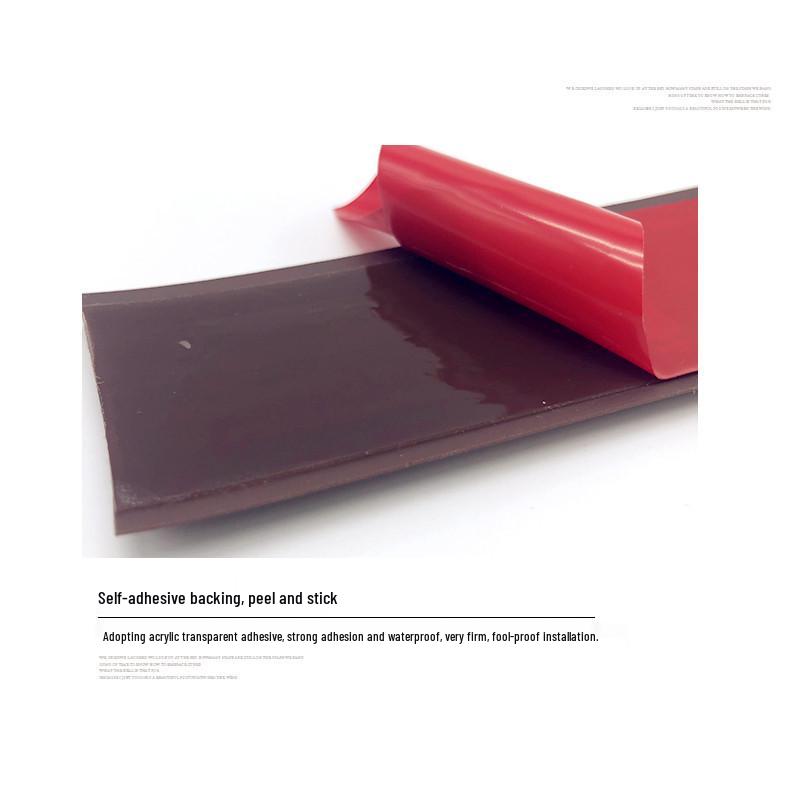 Threshold Strip, Flat Buckle: Wood Floor Finishing & Seam Edge Decorative, Glue-Free, Self-Adhesive Separator for Doorways.