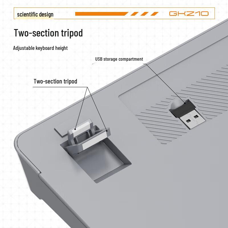 AOC GK210 Three-Mode Mechanical Feel Keyboard