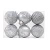 6pcs 8CM Christmas Ball Set Shatterproof Electroplating Ball  New Year