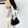 Harugio Sequin Sparkly Bag, Party Bag, Wedding Shoulder Bag, Handbag, Small Pouch, Stylish and Cute, Perfect for Everyday Use, Yukata, Dresses, and