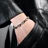 FurFur A CHAIN OF DARK COLORS SILVER 925 BRACELET