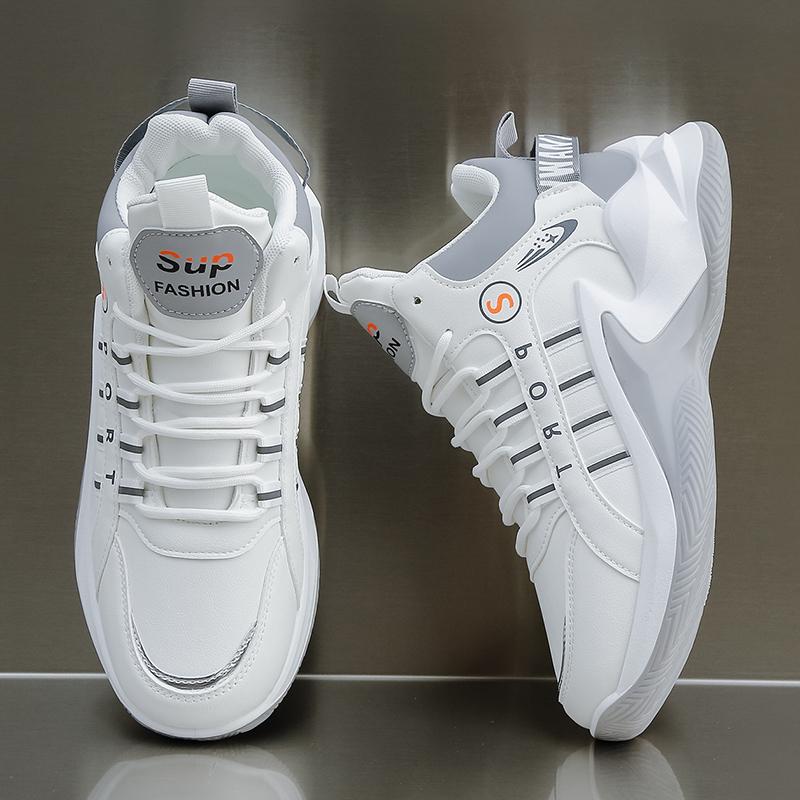 Men's Classic Heightening Casual Sports Shoes Four Seasons New Soft Sole Outdoor Running Shoes Student Sneakers Basketball Shoes