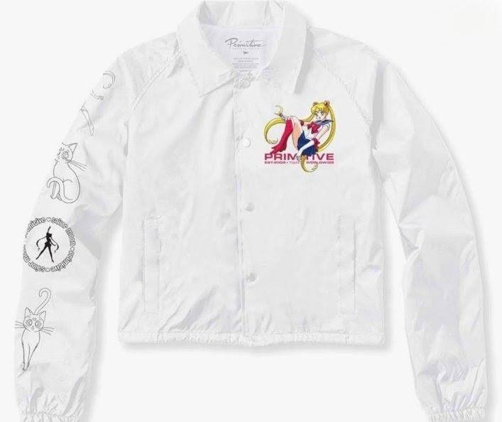 [USED] Primitive Sailor Moon Jacket, Nylon, Anime, Japan, Toei