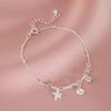Women's Starfish Shell Bracelet - Elegant Light Luxury Zircon Jewelry