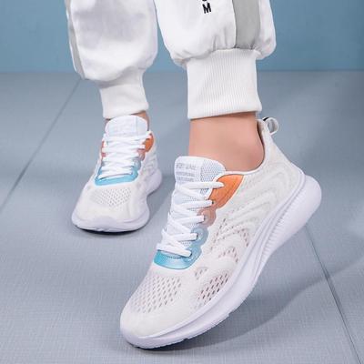 Casual Sports Shoes Fly Woven Lightweight Couple Running Shoes
