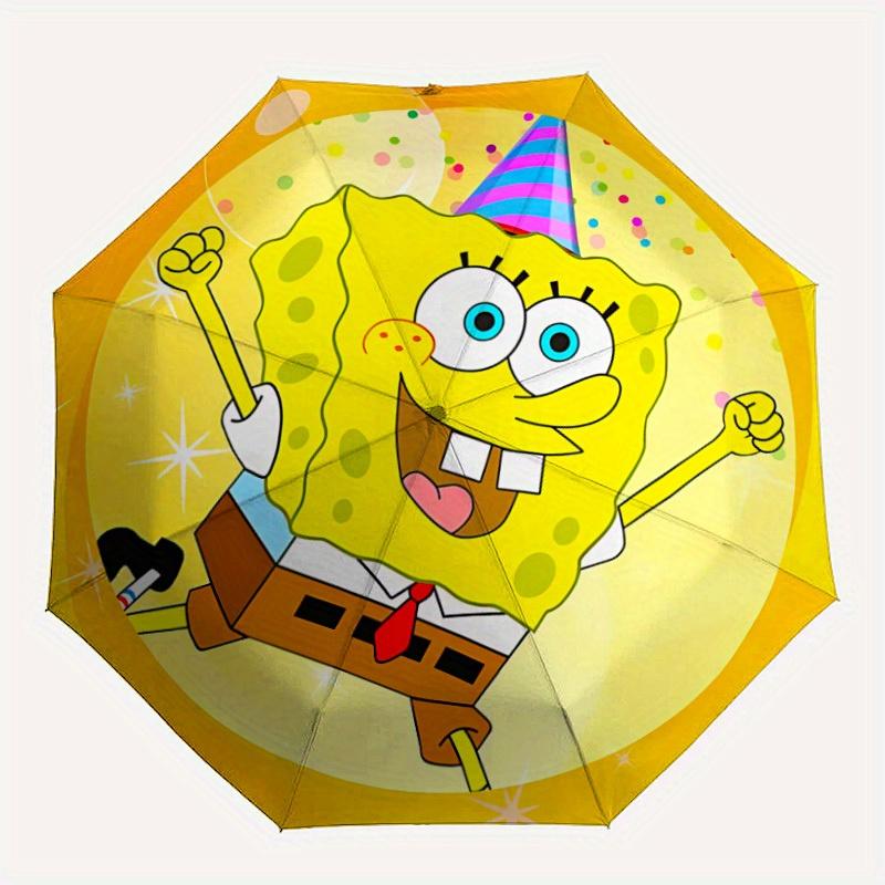 

1pc SpongeBob Automatic Umbrella - 8-Rib Foldable Design, Outdoor Adventures, and Family Celebrations, Durable Canopy Material yy250823111