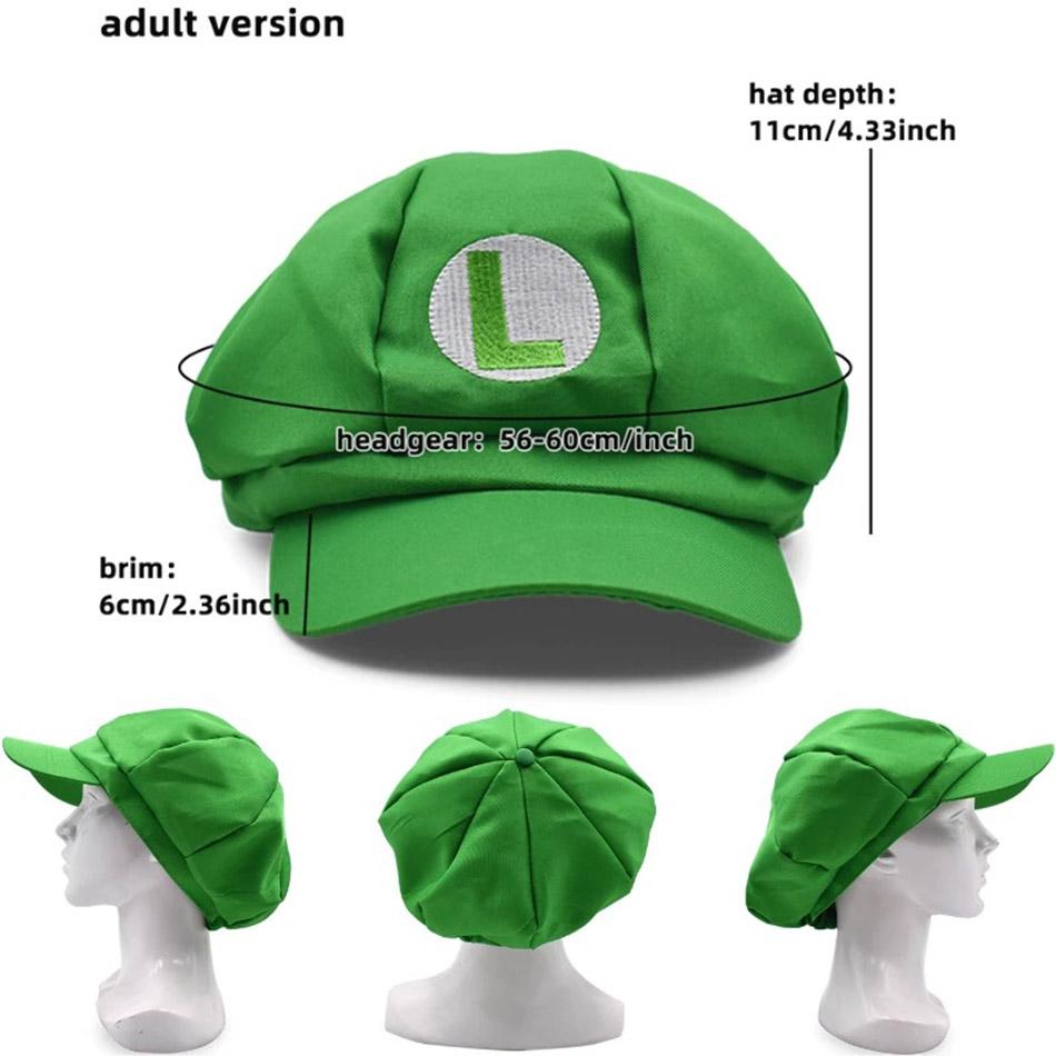 4Pcs Anime Cosplay Baseball Caps Character Role Playing Hats Festival Party Costume Surprise Present Accessories