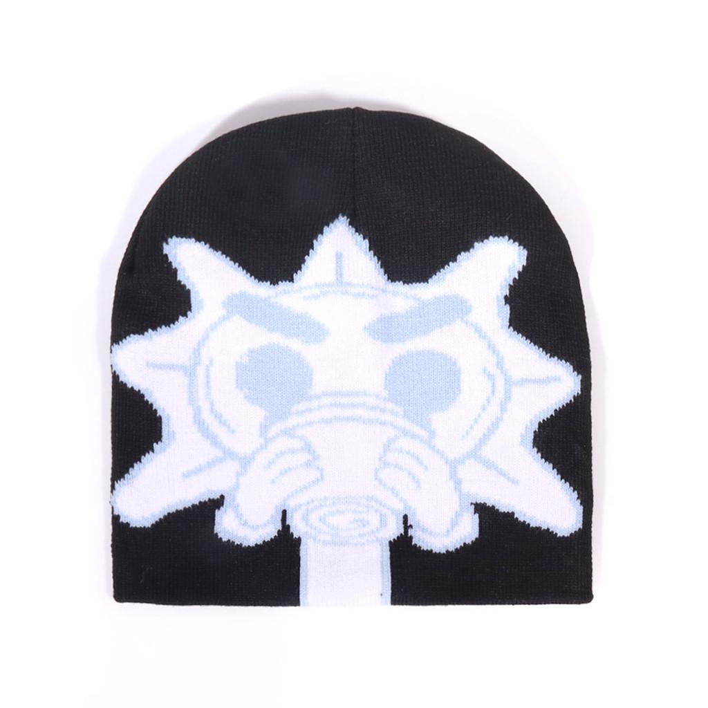 Drink Sunflowers Water Pattern Knitted Cap Winter Casual Breathable Fashion