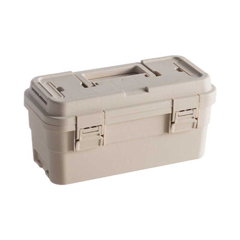 PP Material Tool Storage Box With Secure Latches Design Intelligent Internal Organization Medium And Small Capacities For Tool