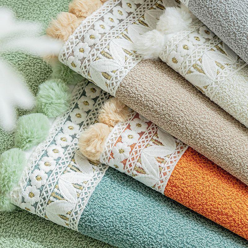 Solid Color Chenille Sofa Cushion Universal In All Seasons, Simple Modern Sofa Cover, Non-Slip And Dirt-Resistant Seat Cushion Cover Cloth Towel