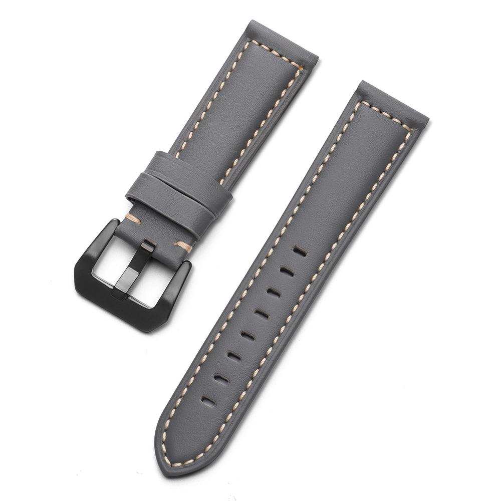 18mm 20mm 22mm 24mm Genuine Leather Watch Band Business High Quality Cowhide Stiching Strap Men Women Sport Bracelet Watchband