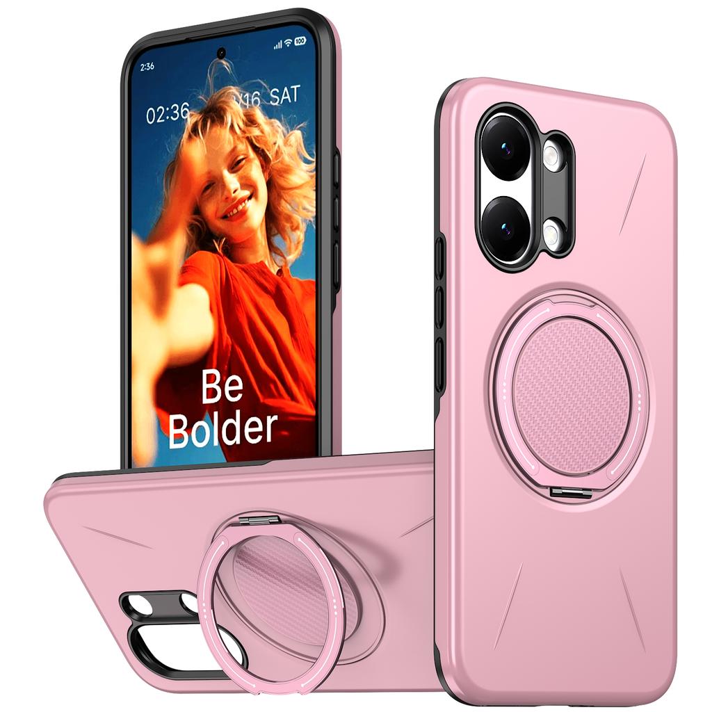360° Rotate Ring Holder for Magsafe Magnetic Bracket Phone Case for Xiaomi Poco X7 X8 Pro Max M8 Pro Armor Shockproof Cover