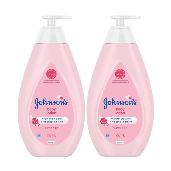 Johnsons Baby Moisture Lotion Pink 750ml x 2P